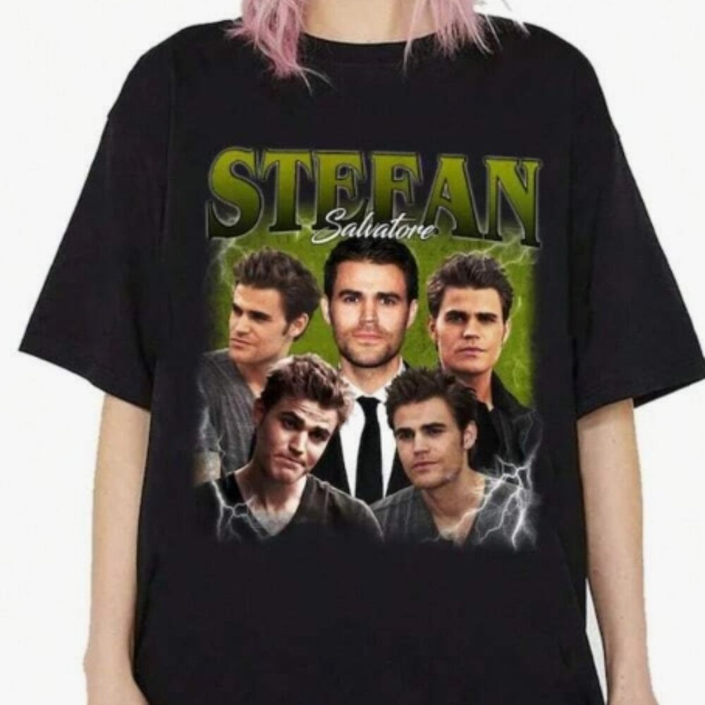 The Vampire Diaries Stefan Salvatore Retro T-Shirt